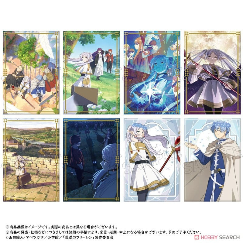 ANICRAFT 葬送的芙莉莲 主视觉图可立方形徽章盲抽吧唧