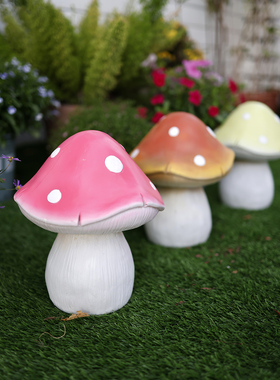 蘑菇花园创意装饰摆件阳台