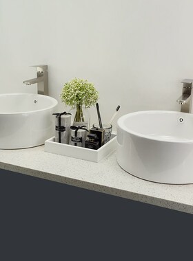 酒店洗手台摆件托盘套装样板房卫生E间洗漱台装饰样板间卫浴店饰