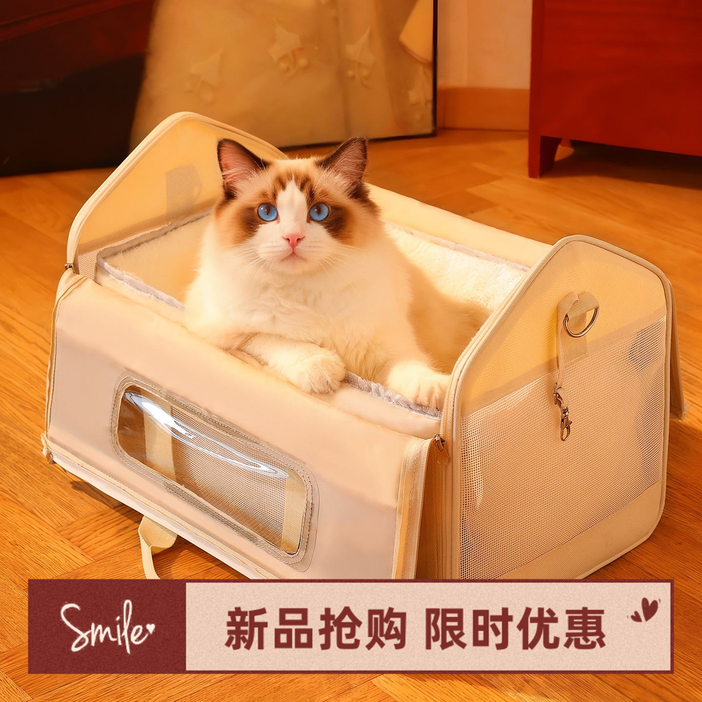 猫包冬季保暖外出便携猫咪背包大容量宠物航空箱猫袋书包斜挎猫笼