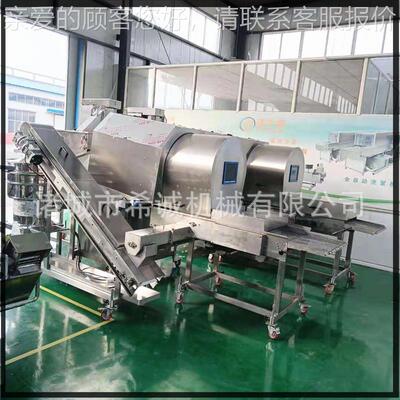 全自多功能xc-600筒撒粉上机粉机 裹浆滚裹粉速冻肉食动品上浆上
