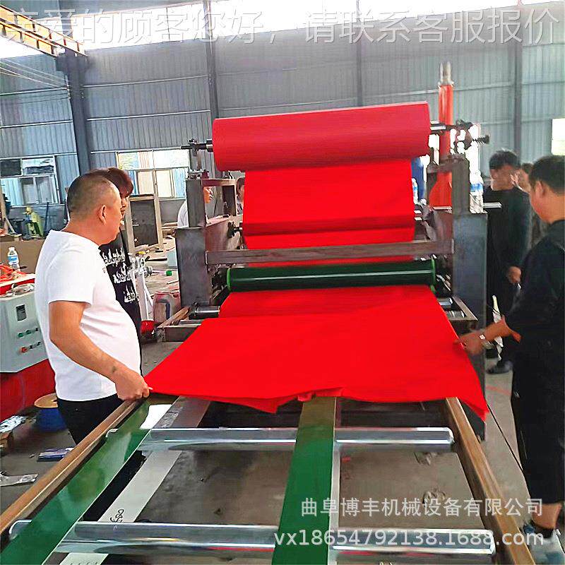 密板白双面涂胶贴布机材 挂件双面贴布板红度色无纺植绒布乳胶贴