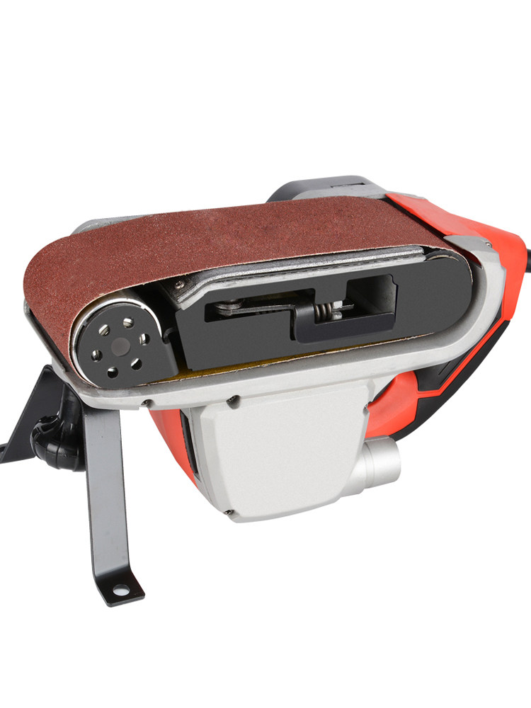 4寸砂带机手提式砂光机坦克平面打磨机小型抛光机木工家用砂纸机