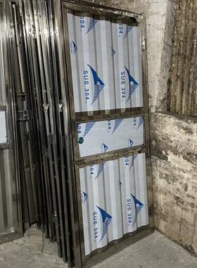 包邮加厚201/304不锈钢防盗门房间门家用门厕所门仓库楼顶出租屋