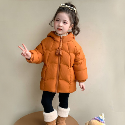 女童羽绒服2025新款冬季女宝洋气