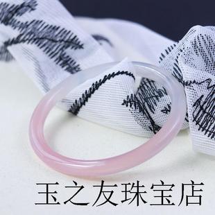 高端高冰种玻璃白玛瑙玉手镯淡黄翡翠色玉髓女款玉石冰透荔枝冻珠