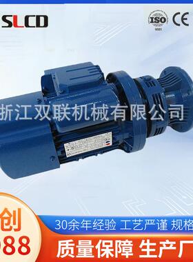 卧式微型XWED摆线减速机针轮齿轮减速机双级齿轮小型减速器