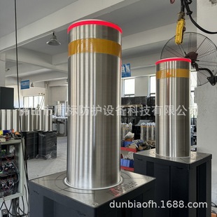 自动升降柱惠州小学校门口远程遥控伸缩不锈钢隐形拦路桩防冲撞柱