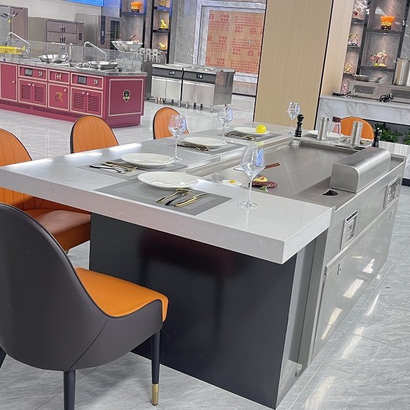 西厨设备方宁商用电扒炉铁板烧设备 餐厅酒店会所专用日式铁板烧