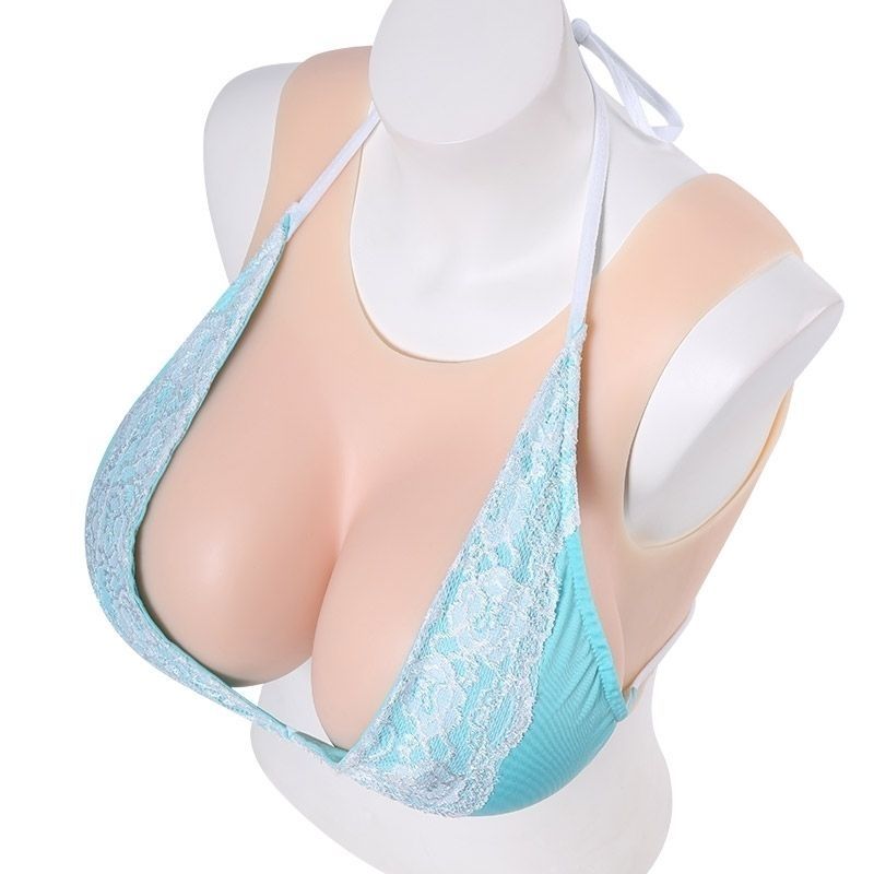 伪娘义乳硅胶男用扮女装假胸