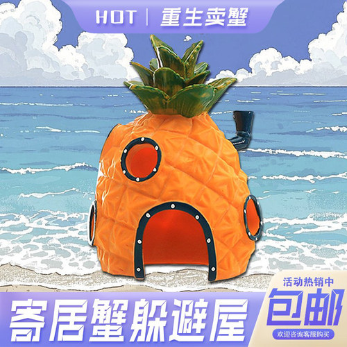 寄居蟹躲避屋大号小号爬宠窝
