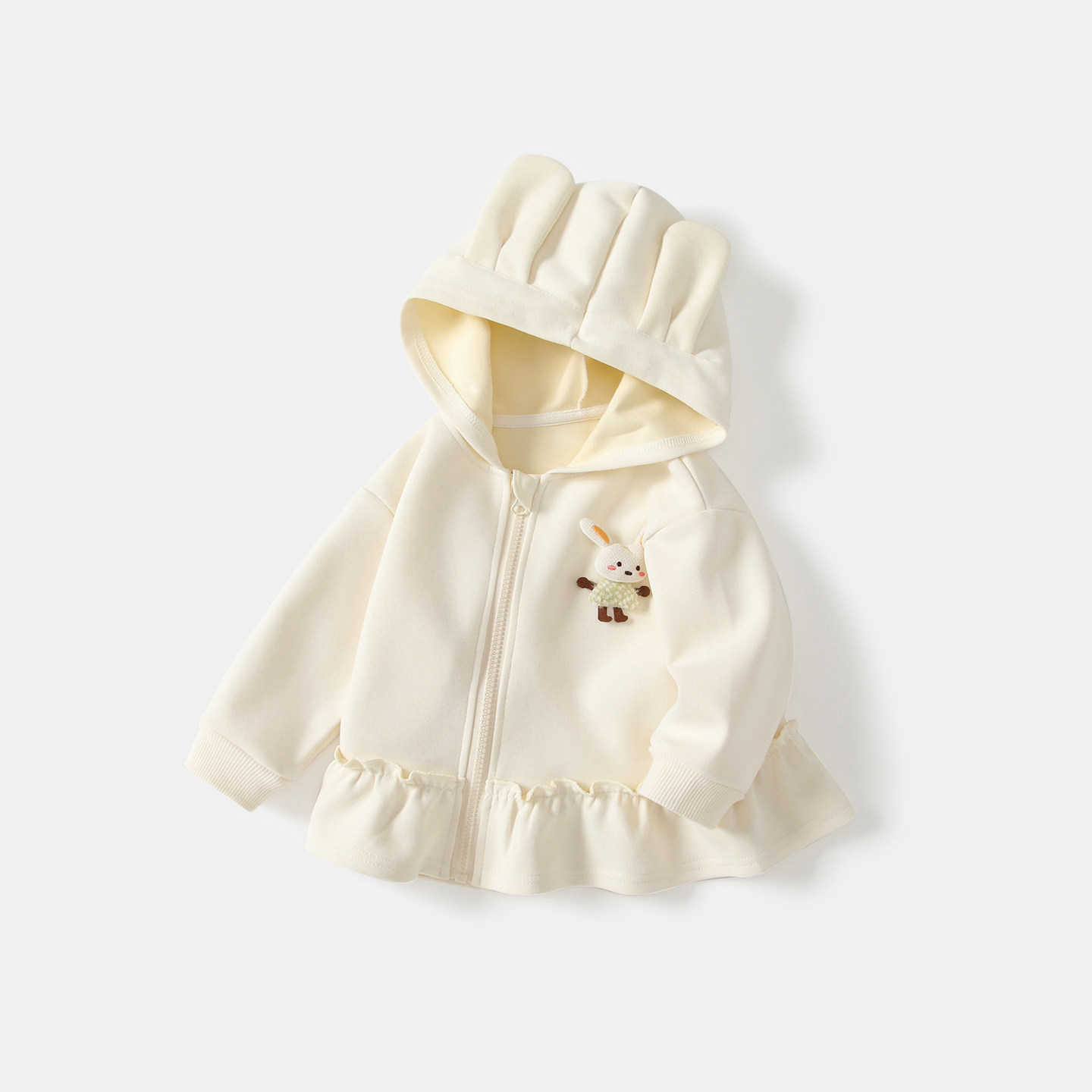 女宝宝外套2026春季新款婴儿洋气连帽开衫女童卫衣春装款外出衣服,童装/婴儿装/亲子装,套装,淘宝优惠券,粉丝福利购,淘宝优惠卷