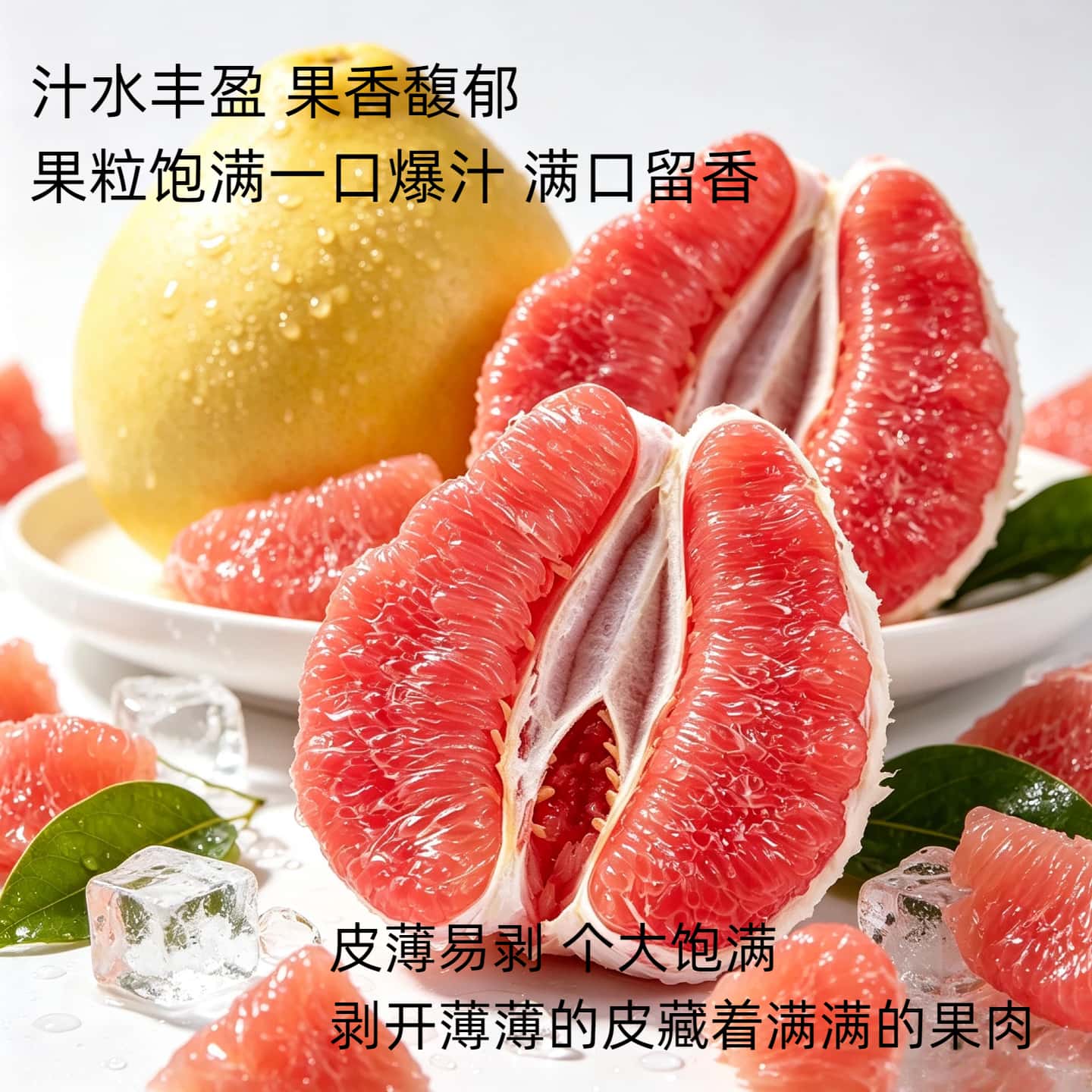 福建平和红心柚现摘直发