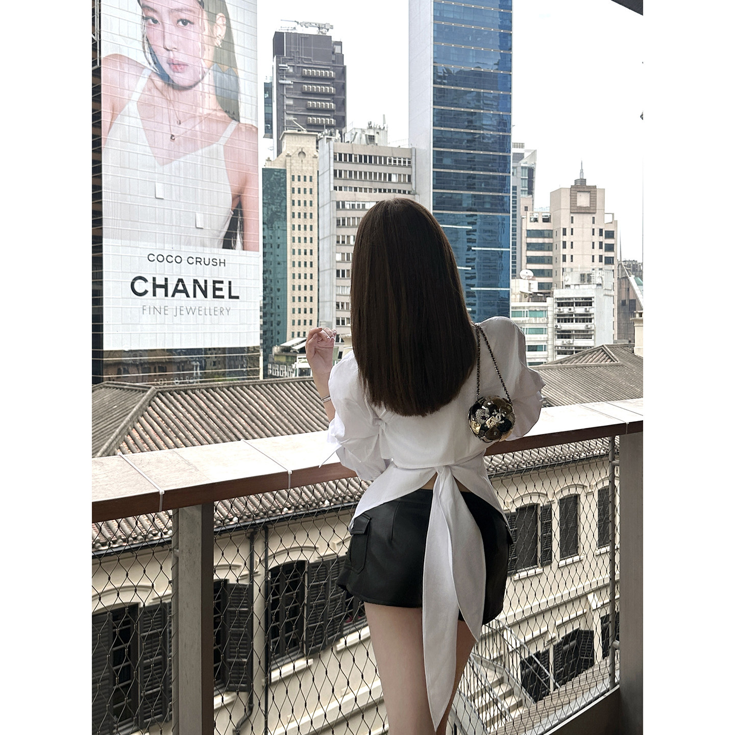 chicbyrr/花三三同款Simon M*iller 系带衬衫