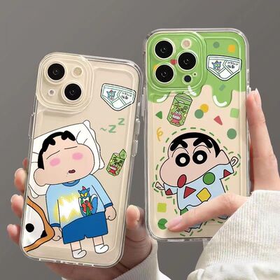 潮牌动漫适用苹果15手机壳iphone14/13/12promax可爱11pro卡通7/8plus透明13pro硅胶xr女新款xsmax情侣保护套