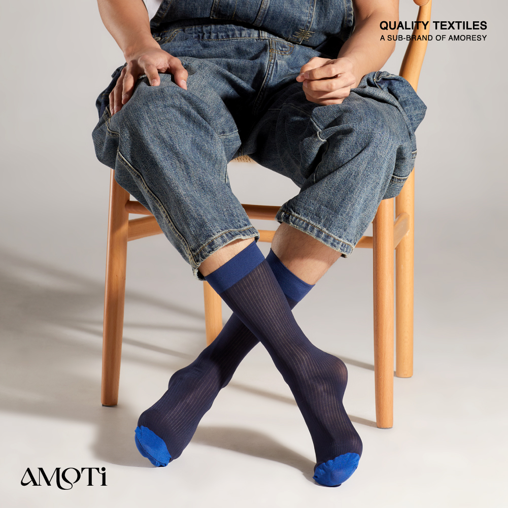 AMOTi透气男中高筒袜防摩擦