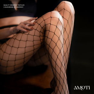 AMOTi 缇 心灵感触- 網[洞幽]女火辣性感镂空连裤袜大网渔网袜