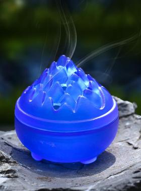 古法琉璃香薰炉盘香香篆香座摆件居家客厅茶室桌面会客摆放香道