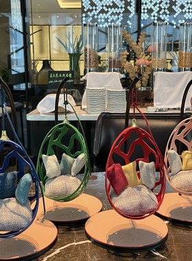 女孩飘窗装饰艺术摆n件高级荡秋千小吊椅餐边柜室内摆件轻奢高档