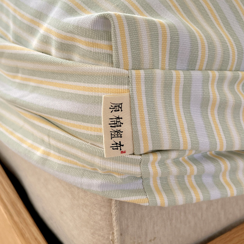 加高牀笠专用牀罩老粗布纯棉1.8米30/35牀垫全棉加厚席梦思保护套,床上用品,床笠,淘宝优惠券,粉丝福利购,淘宝优惠卷