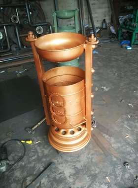 复古创意机械怀旧工业风手工垃圾桶装饰奶茶店铺吧台门口落地摆件