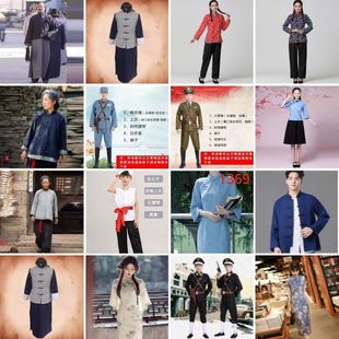 表演服装 出租抗战八路红军日本兵国军学生装 男租赁 民国演出服