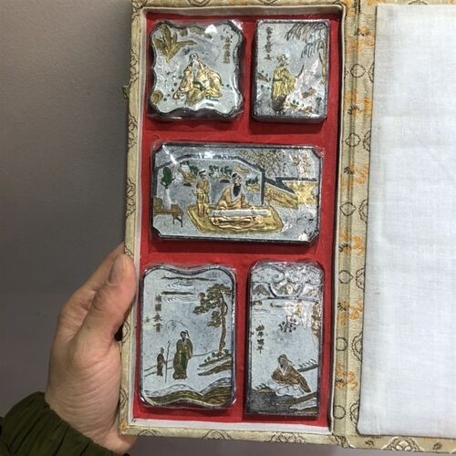 70年 上庄胡开文老松烟墨 老墨块墨绽