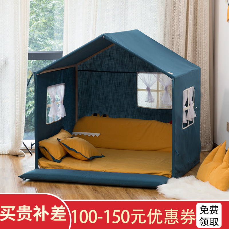 家用帐篷室内儿童宝宝分床神器帐篷游戏屋超大房子女孩梦幻玩具屋