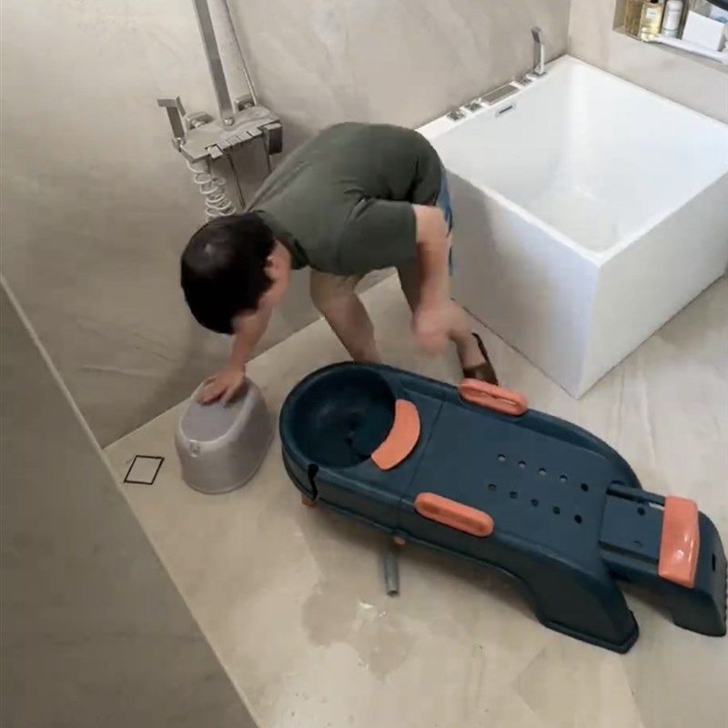 儿童洗头躺椅可折叠宝宝洗头神器成人家用孕妇洗头椅小孩洗头发床,婴童用品,宝宝洗头椅,淘宝优惠券,粉丝福利购,淘宝优惠卷