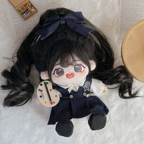 现货学院风20cm无属性娃衣玩偶公仔棉花娃娃衣服换装套装