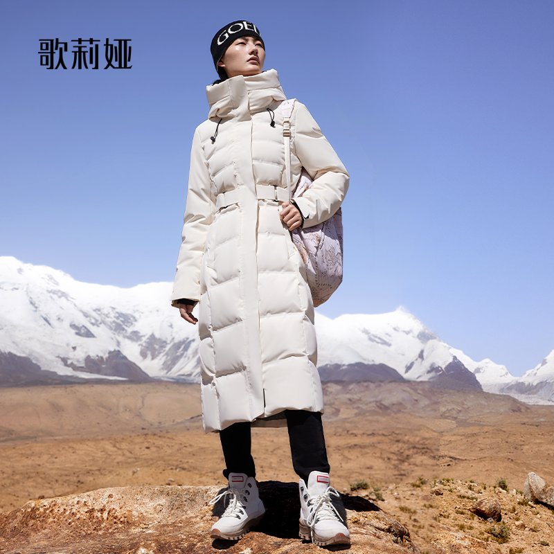防风保暖长款鹅绒服歌莉娅