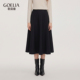 歌莉娅春季 新品 可机洗羊毛八片裙伞裙1F3L2B440