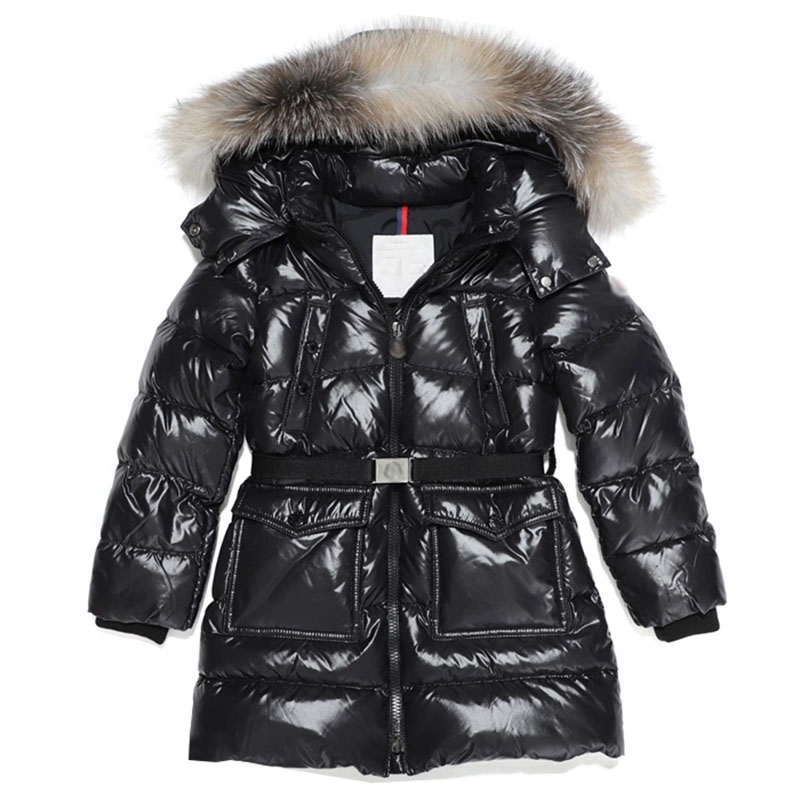 中长款加厚女童防风免洗羽绒服