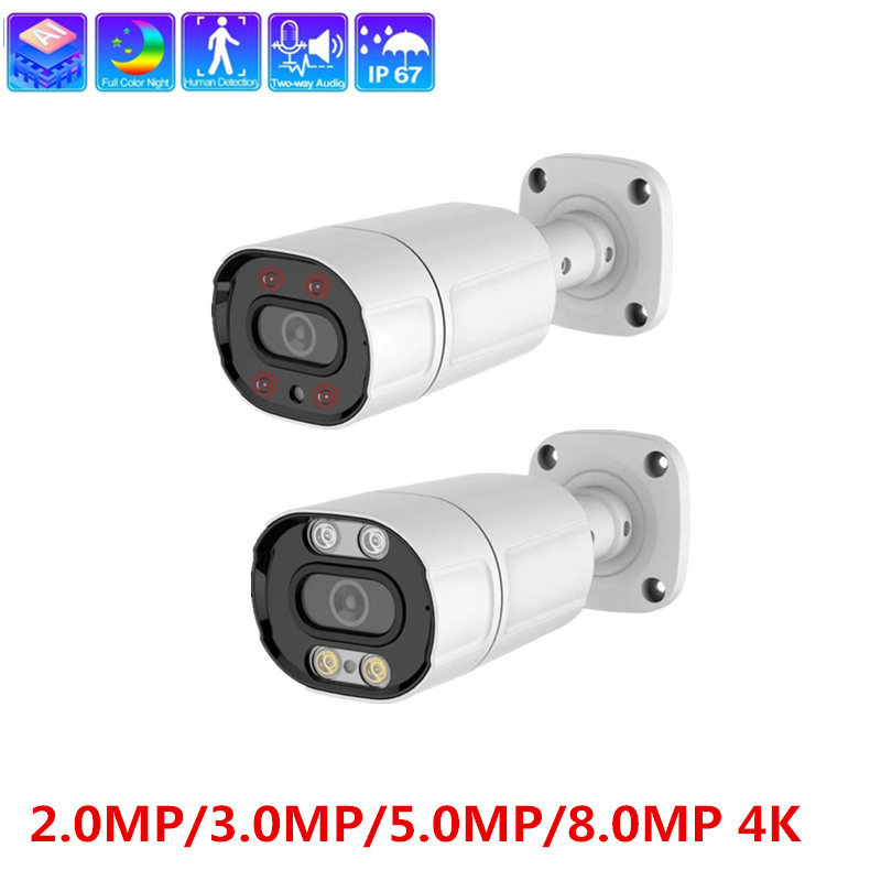 H.265POE200万3.0MP摄像头网络监控摄像机红外双光音频IP CMAERA