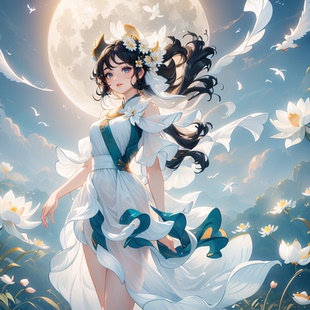 美女ai幻图光影艺术字隐藏字定制艺术头像定制文字嵌入图像幻术字