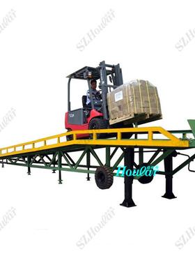 s车z桥oular移动式h液压登 装卸货平台集装箱上下货 斜坡卸货滑梯