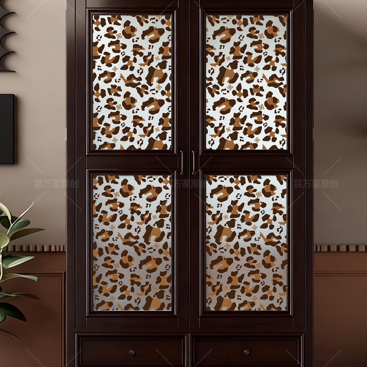 《玻璃柜贴膜家具改造神器》