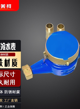 正品埃美柯水表LXSY-E铁壳灵敏水表家用机械数字4分6分冷水表062
