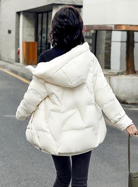 白色羽绒服女冬20n23新款冬季女款韩版小众小个子女士短款外套