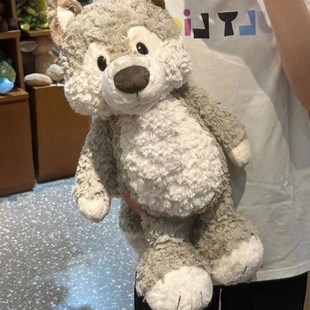 森林朋友温尼狼毛绒玩具小狼公仔玩偶睡觉抱枕布娃娃男女生日礼物