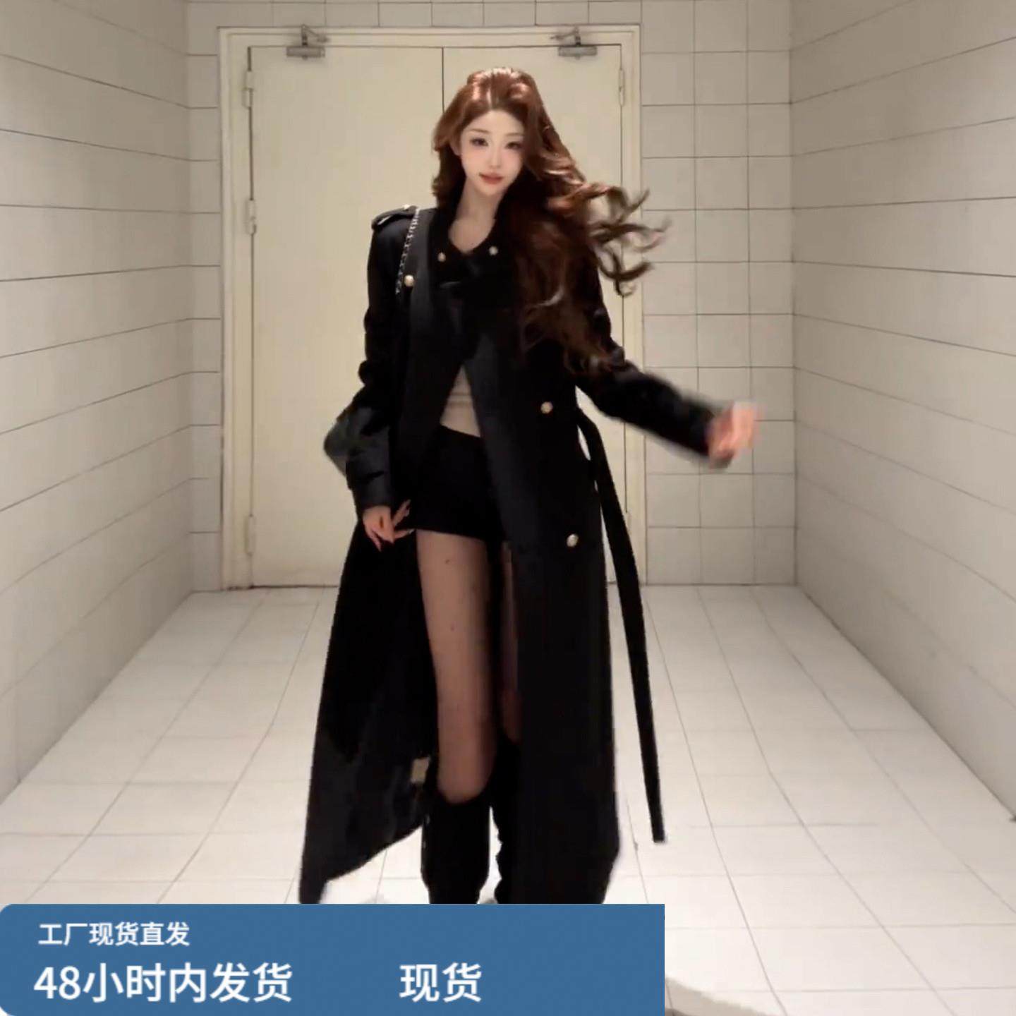 高级感黑色赫本风毛呢外套女秋冬季2025新款爆款长款呢子加厚大衣,运动/瑜伽/健身/球迷用品,广场舞套装,淘宝优惠券,粉丝福利购,淘宝优惠卷