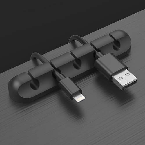 Wholesale Desktop Cable Organizer Wire Management Clips Sili