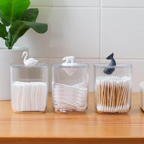 Dust-proof makeup cotton storage box, makeup remover cotton