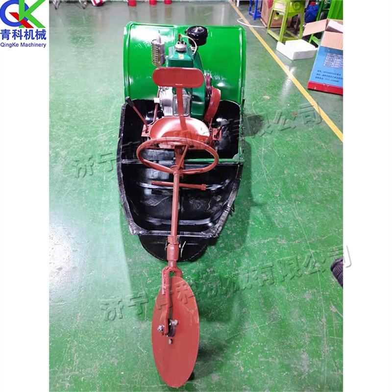大面积水田旋耕机 平原农用淤泥机耕船 小型乘坐式柴油耕地机