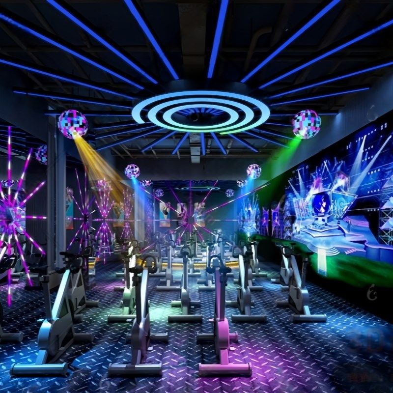 氛围造型模块灯电竞馆网吧网咖电玩城潮玩馆科技馆动漫城游戏厅灯