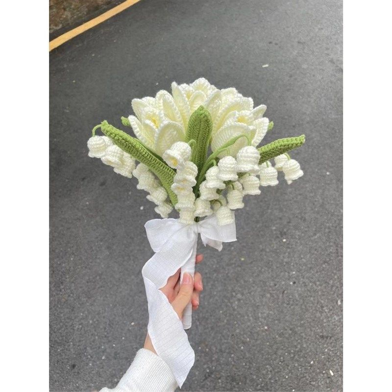 手捧花编织diy材料包送闺蜜新婚礼物自制毛线钩针花束送新娘礼物,服饰配件/皮带/帽子/围巾,DIY编织材料包,淘宝优惠券,粉丝福利购,淘宝优惠卷