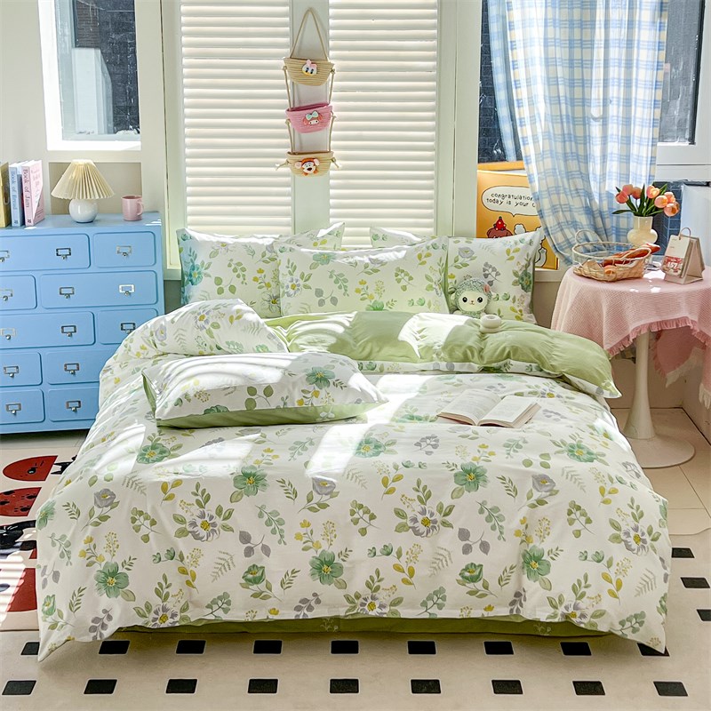 春夏纯棉单件被罩1.5x2x2.3单人床双人单独被套全棉被单1.8x2.2米