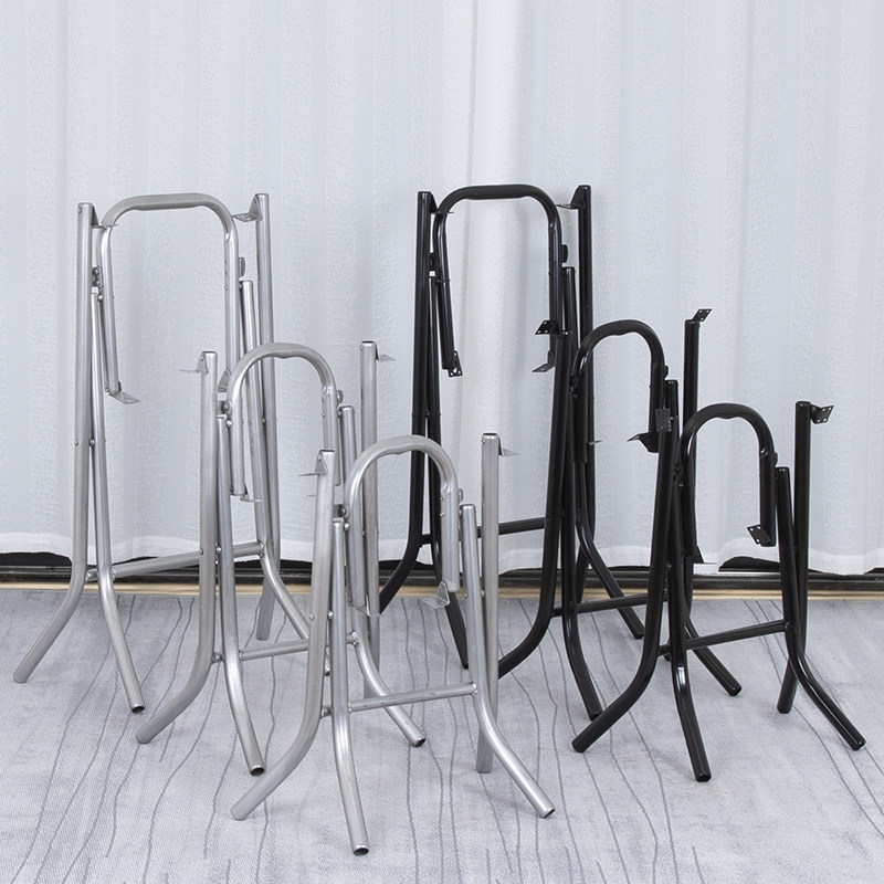 站立折叠桌脚架子 桌子腿支架铁艺 餐桌桌架 吃饭桌架 餐桌腿家用