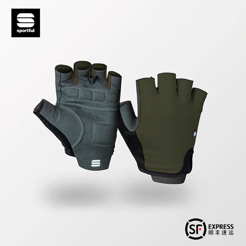 Sportful速破锋男女公路车手套透气减震半指骑行手套1122049