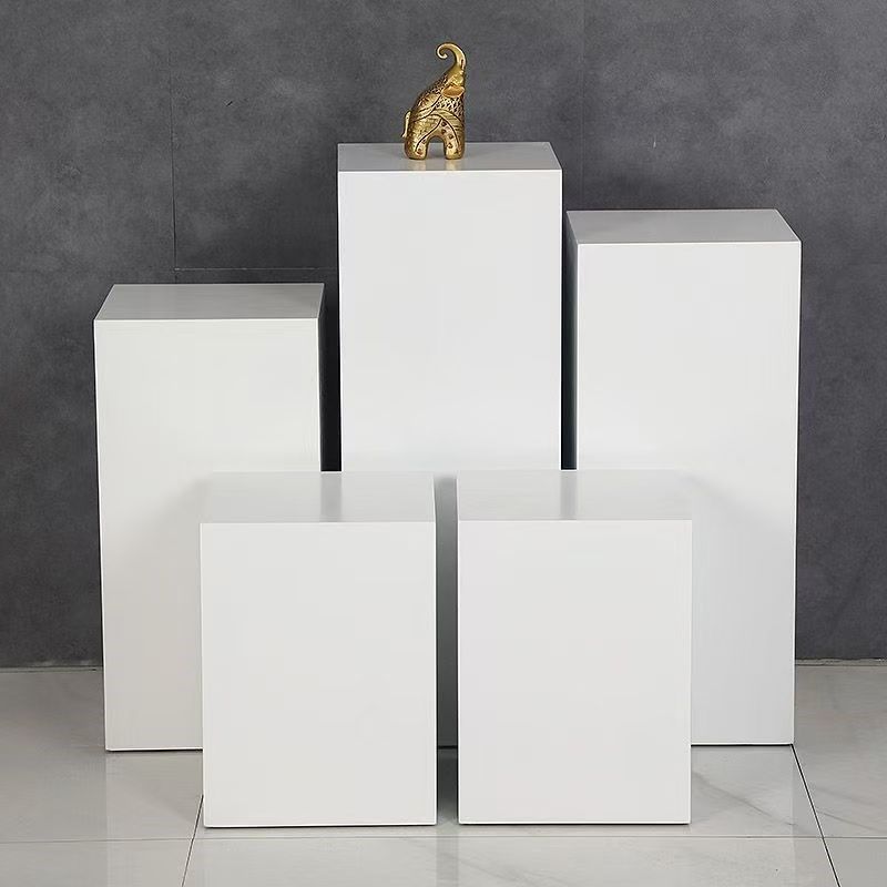 地台展示台橱窗长方形木制烤漆模特白色底座商业陈列展柜展会展台,商业/办公家具,展示地台/底座,淘宝优惠券,粉丝福利购,淘宝优惠卷